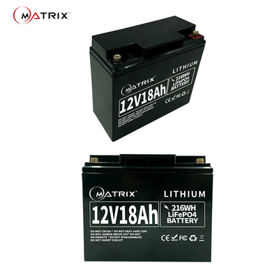 12v UPS電池深い周期12.8v 18ah LiFePO4のリチウム イオン電池のパック