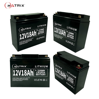 CCTV/UPS/軽い/太陽貯蔵12V LiFePo4電池再充電可能な12.8V 18Ah