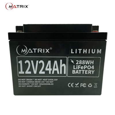 24Ah UPSのSolar Energy貯蔵システムのための深い周期のリチウム イオン12V LiFePo4電池