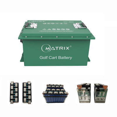 再充電可能な鉛酸の取り替え電池のゴルフ カートLiFePO4のリチウム イオン電池48v/51v 56ah