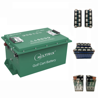 深い周期 48V のゴルフ カートのリチウム イオン隣酸塩電池 56Ah は鉛蓄電池を取り替えます