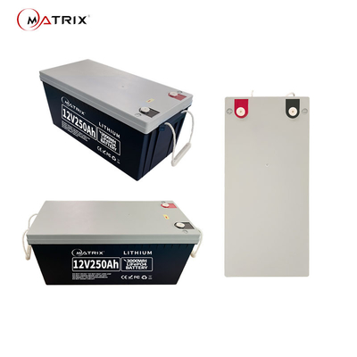 回復可能な12v 250ahのエネルギー蓄積のリチウム電池のマトリックス